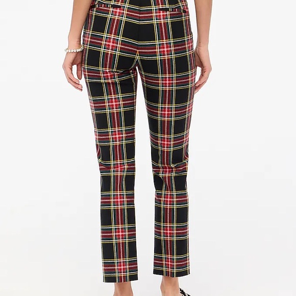 J. Crew Factory Pants - J. Crew Factory | Women's Black & Red Plaid Straight Leg Pants Size 20